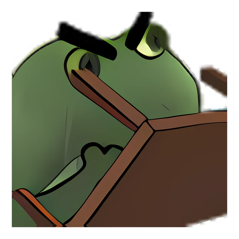 Bufo Flips Table sticker
