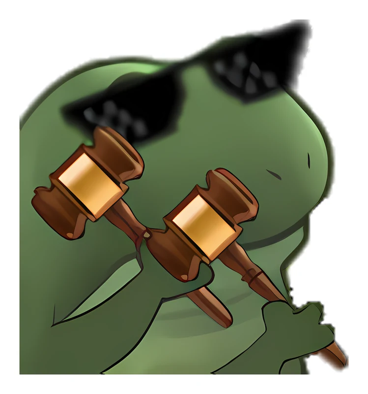 Bufo Gavel Dual Wield sticker