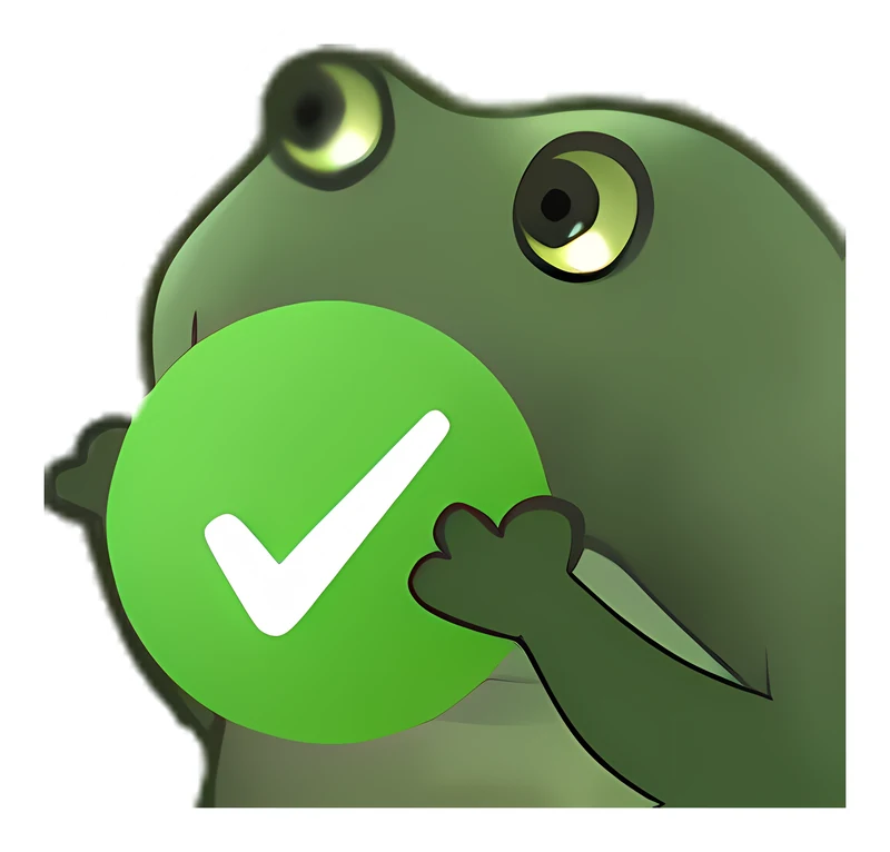 Bufo Gives Approval sticker