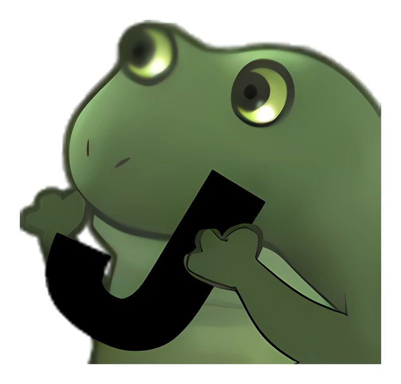 Bufo Gives J sticker
