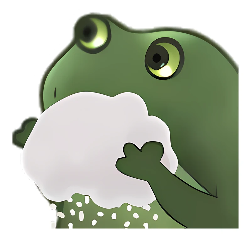 Bufo Gives You Some Rice sticker