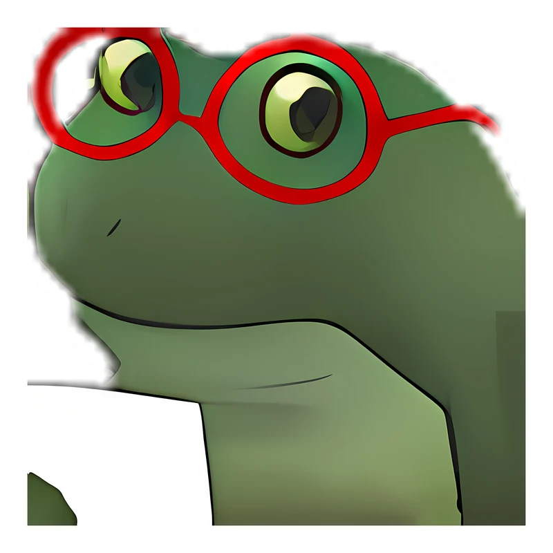 Bufo Glasses sticker
