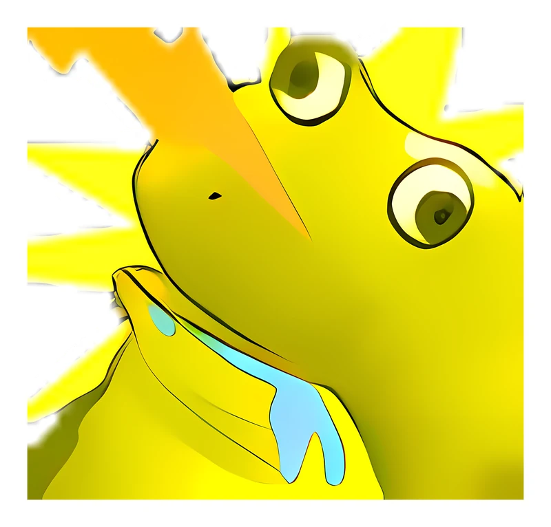 Bufo Got Zapped sticker