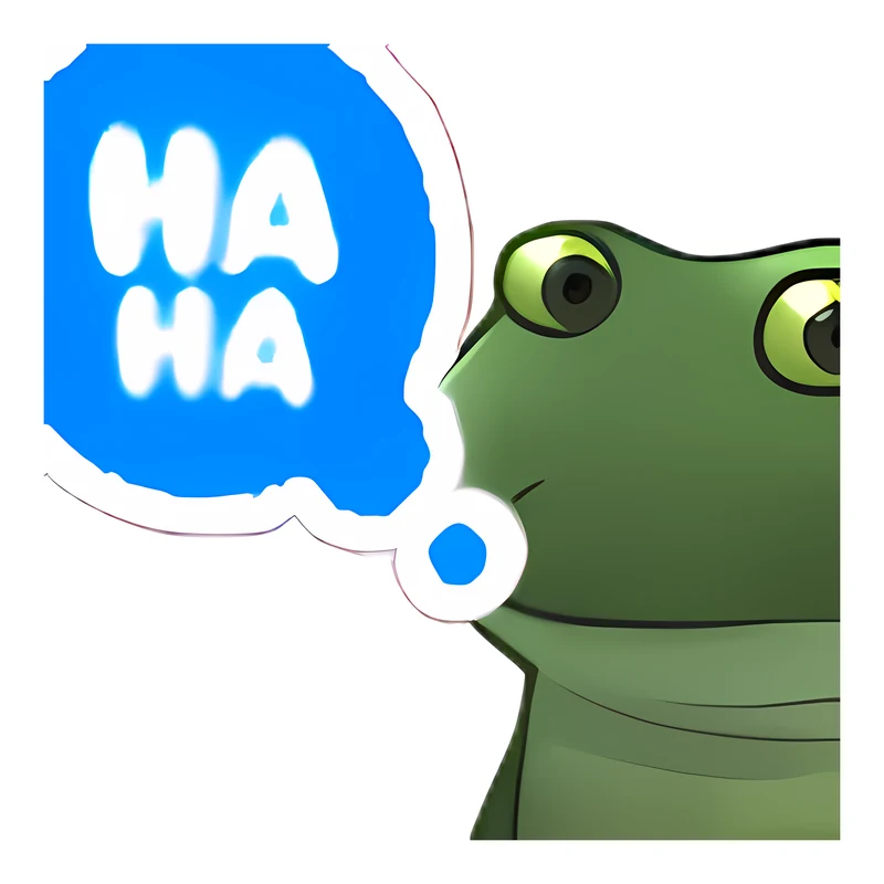 Bufo Ha Ha sticker
