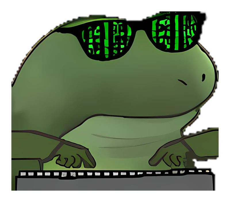 Bufo Hacker sticker