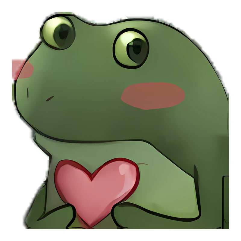 Bufo Has A Crush sticker