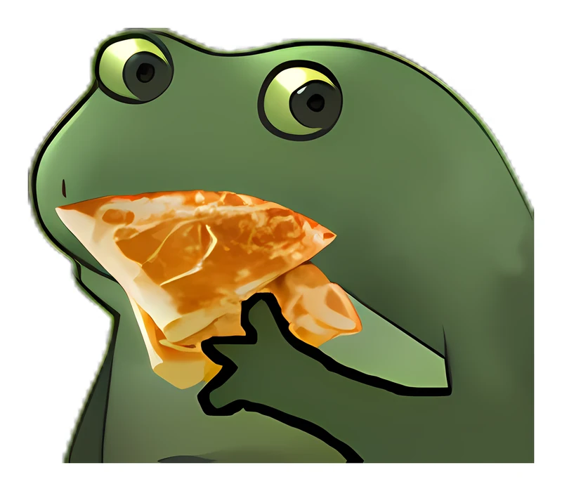 Bufo Has A Sandwich sticker