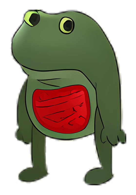 Bufo Has Thread For Guts sticker