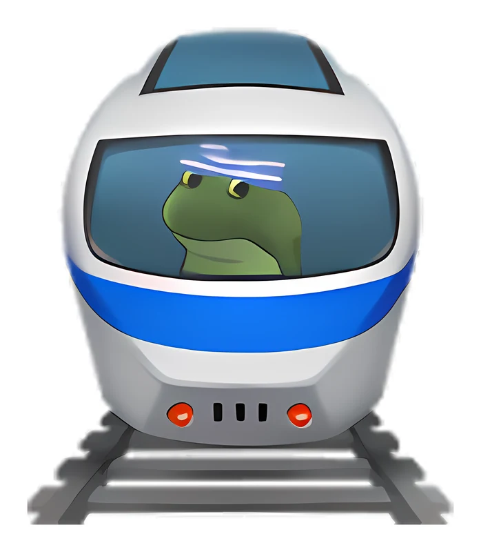 Bufo High Speed Train sticker