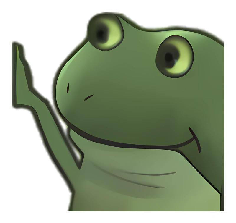 Bufo Highfive 2 sticker