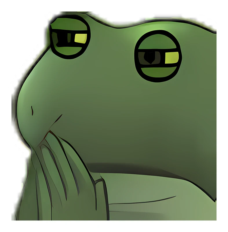 Bufo Hmm sticker