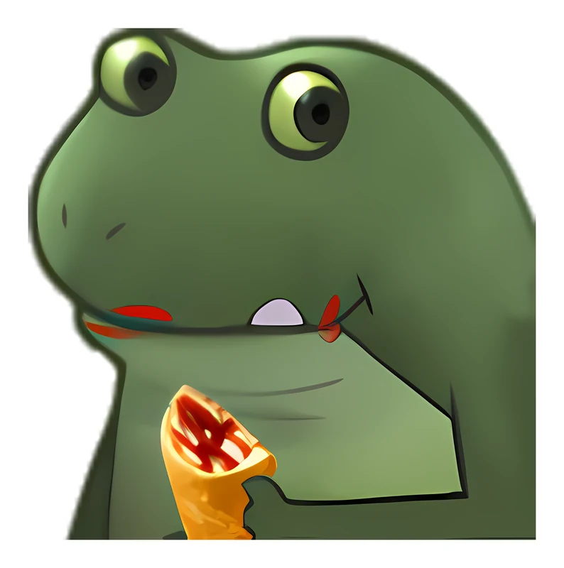 Bufo Hot Pocket sticker