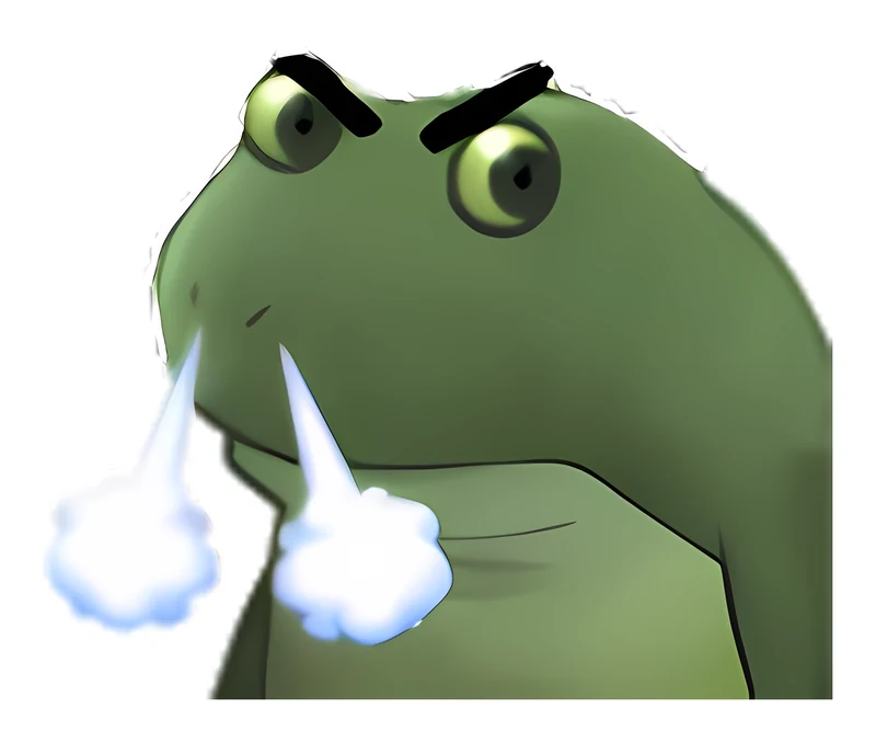 Bufo Huffing sticker