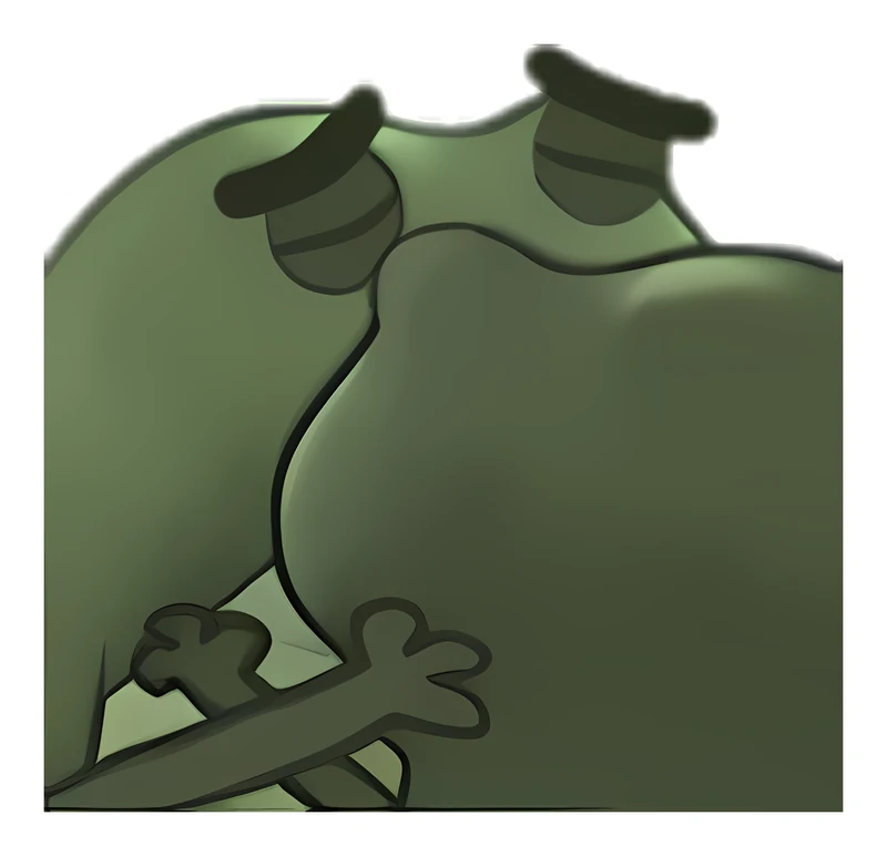 Bufo Hug sticker