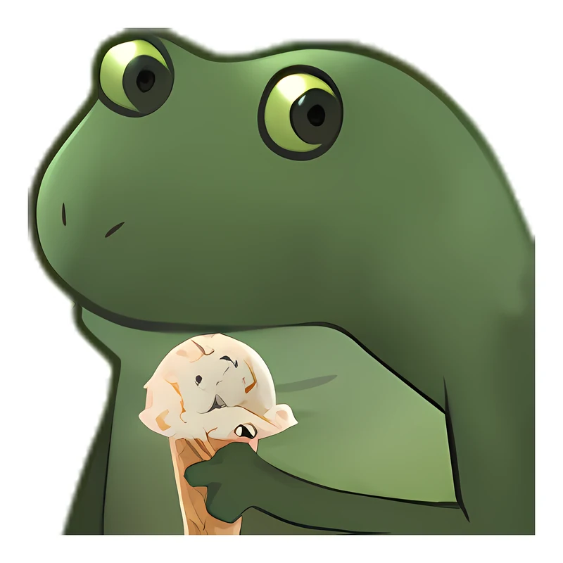 Bufo Ice Cream sticker