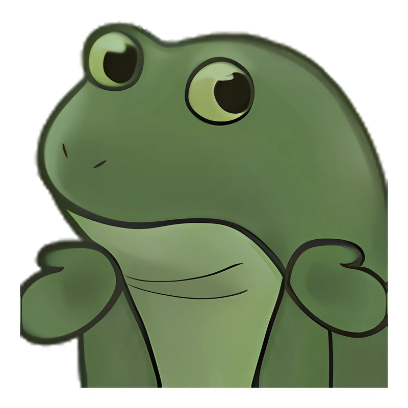 Bufo Idk sticker