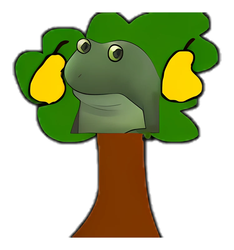 Bufo In A Pear Tree sticker