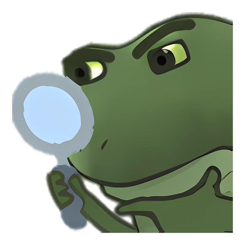 Bufo Inspecting sticker