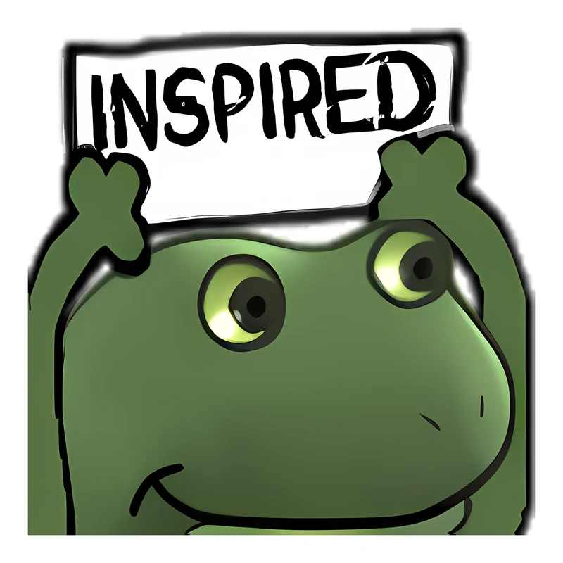 Bufo Inspired sticker