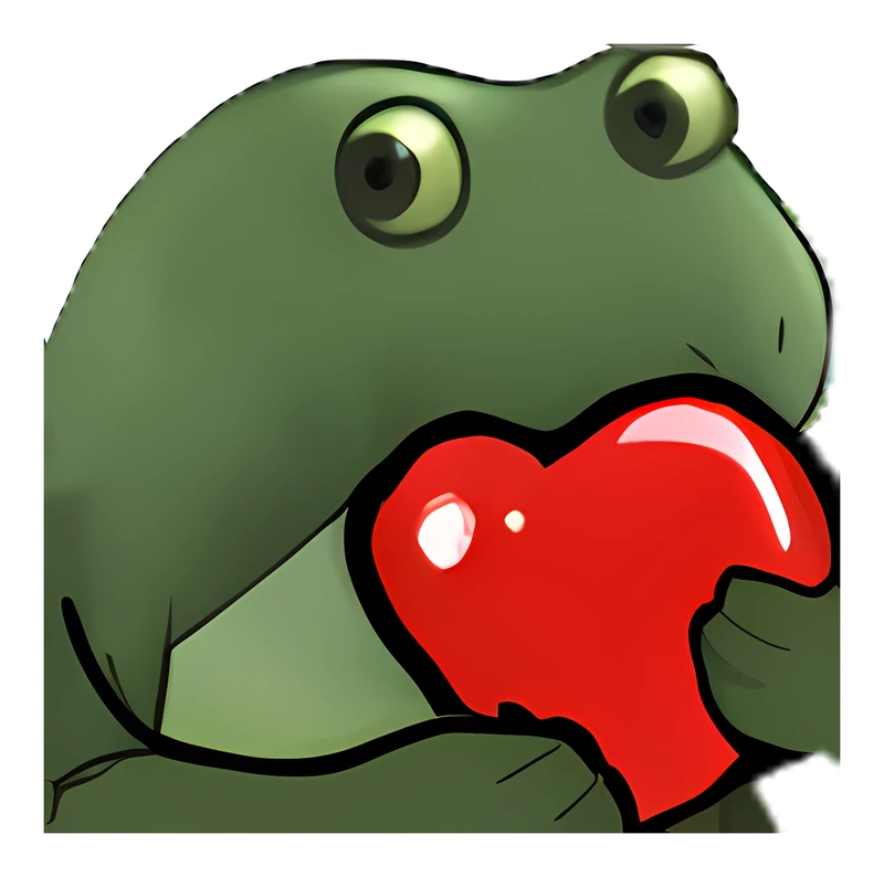 Bufo Is A Little Worried But Still Trying To Be Supportive sticker