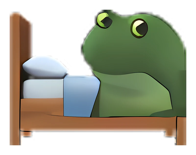 Bufo Is Better Known For The Things He Does On The Mattress sticker