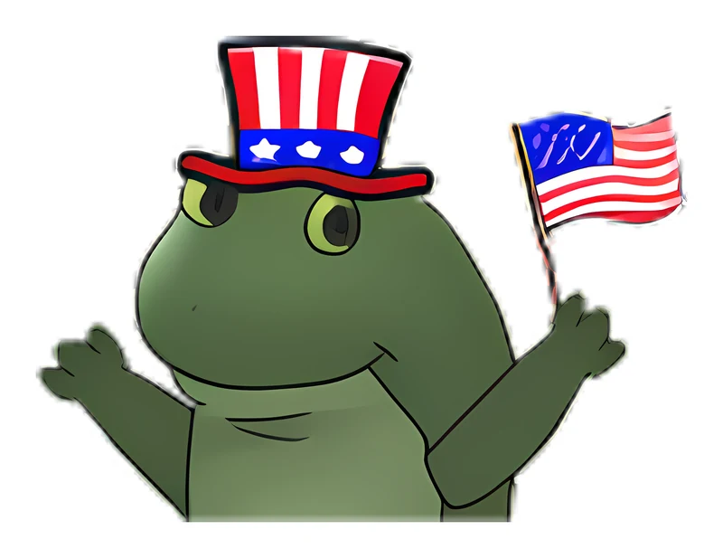 Bufo Is Glad The British Were Kicked Out sticker