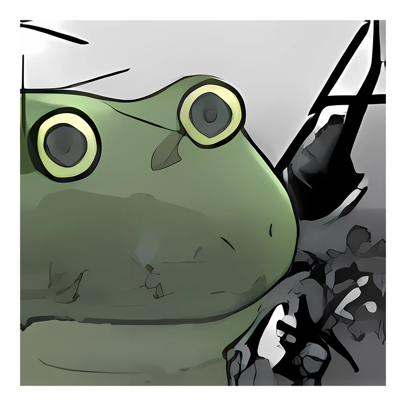 Bufo Is Having War Flashbacks sticker