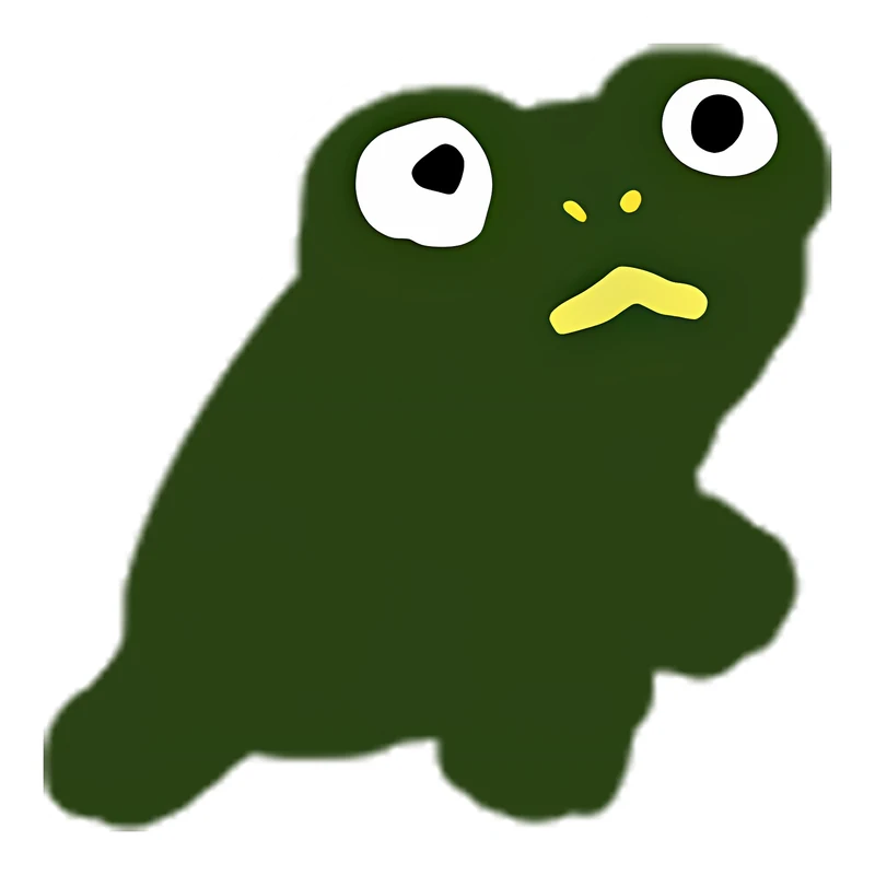 Bufo Is Lost In The Void sticker