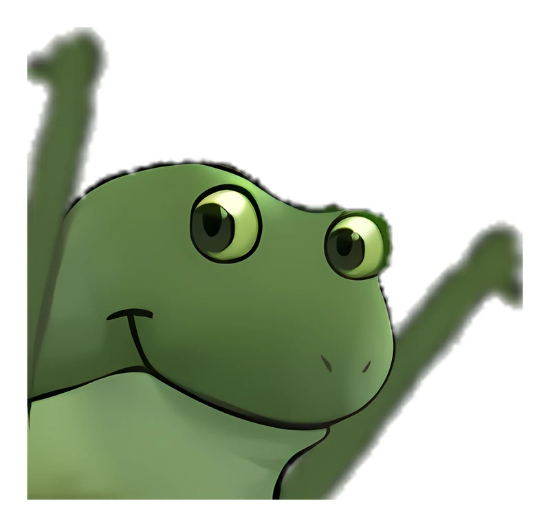 Bufo Is So Happy Youre Here sticker
