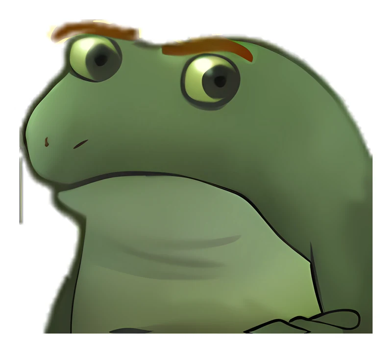Bufo Is Very Upset Now sticker