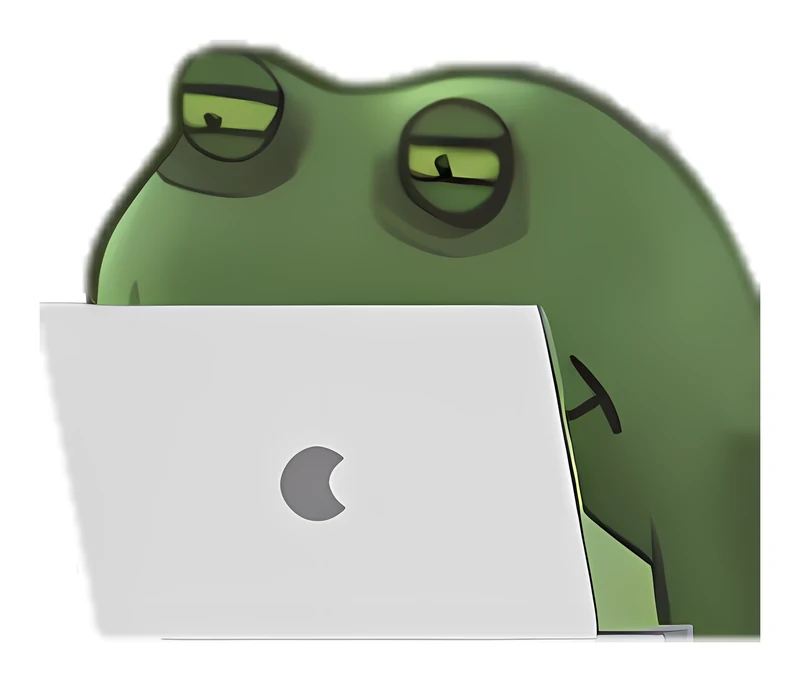 Bufo Is Working Too Much sticker