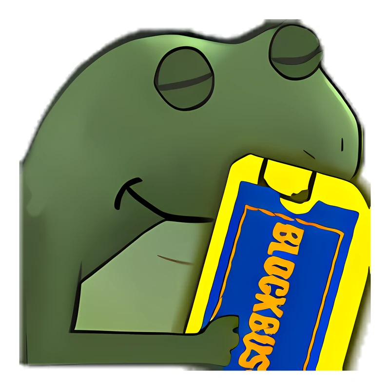 Bufo Isnt Going To Rewind The Vhs Before Returning It sticker