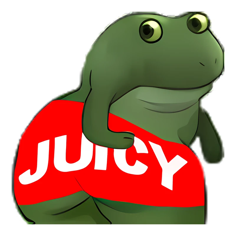 Bufo Juicy sticker