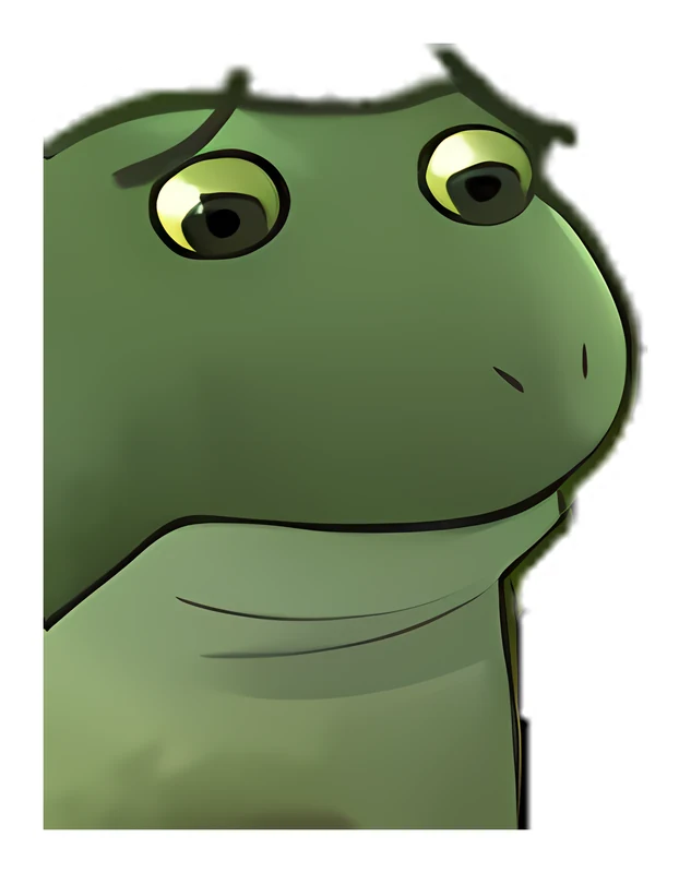 Bufo Just A Little Sad sticker