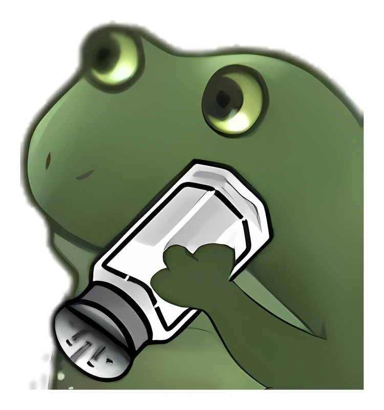 Bufo Just A Little Salty sticker