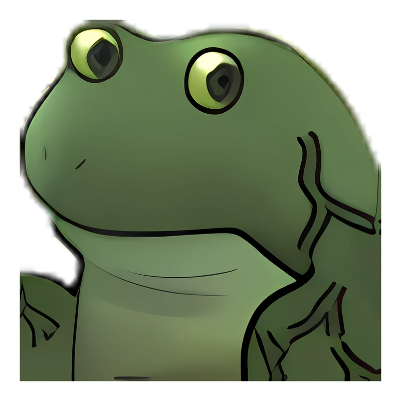 Bufo Just Finished A Workout sticker