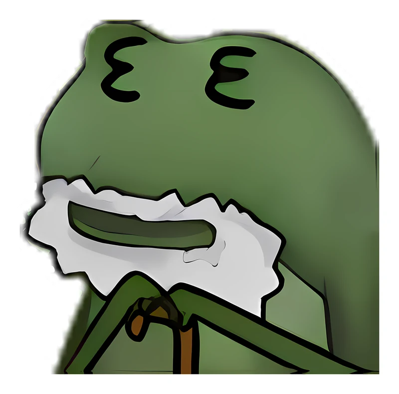 Bufo Knows Age Is Just A Number sticker