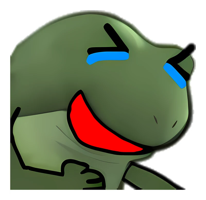 Bufo Laugh Xd sticker