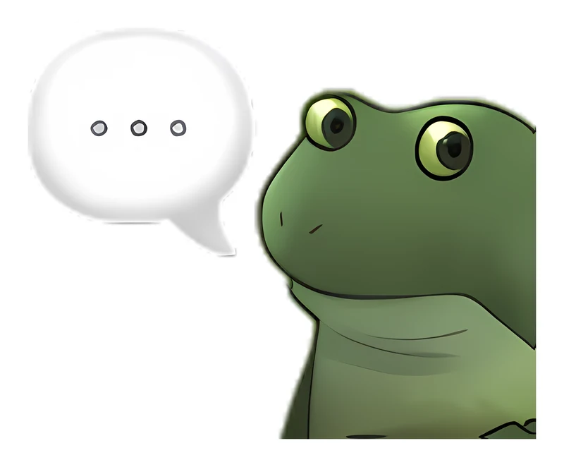 Bufo Left A Comment sticker
