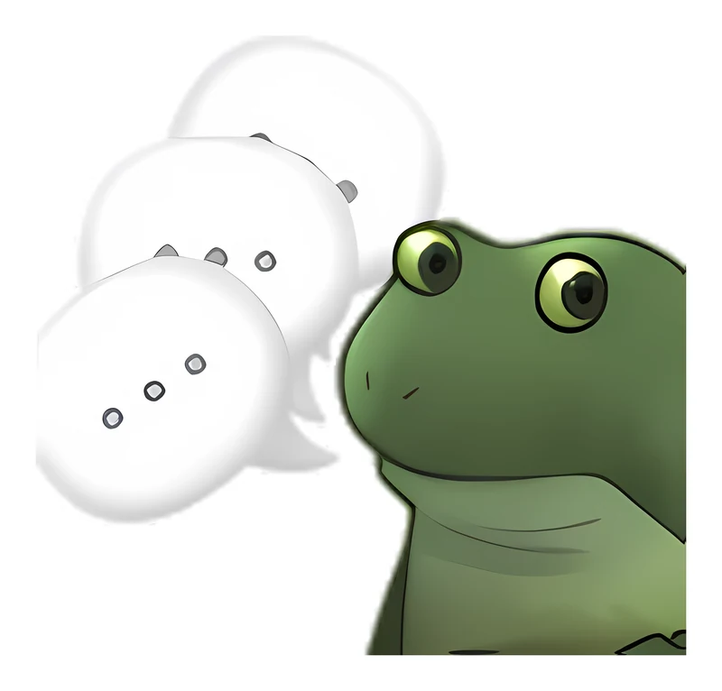 Bufo Left Multiple Comments sticker