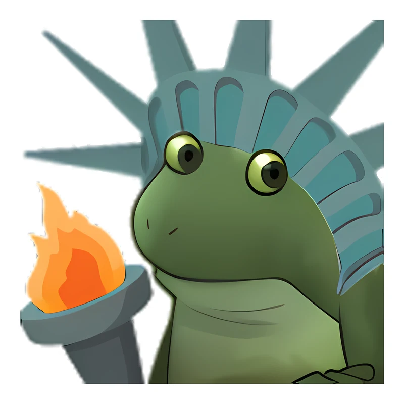 Bufo Liberty sticker