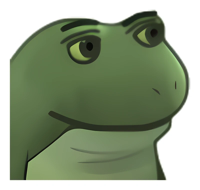 Bufo Looks Like Hes Listening But Hes Not sticker