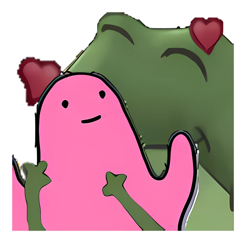 Bufo Loves Blobs sticker