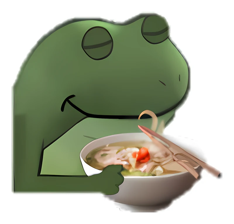 Bufo Loves Pho sticker