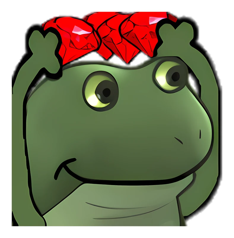 Bufo Loves Ruby sticker