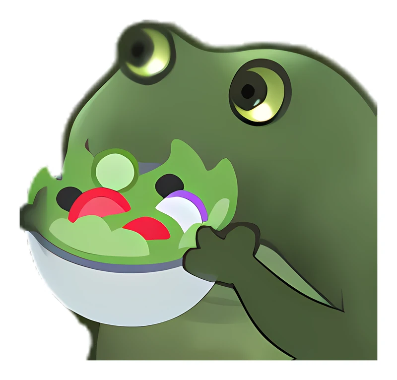 Bufo Made Salad sticker