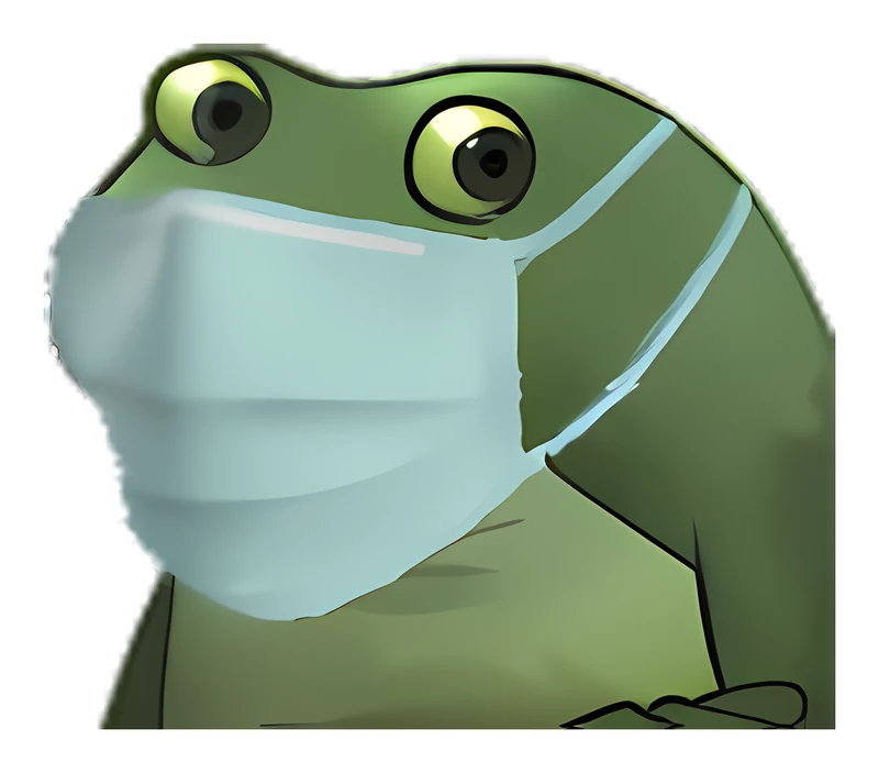Bufo Mask sticker