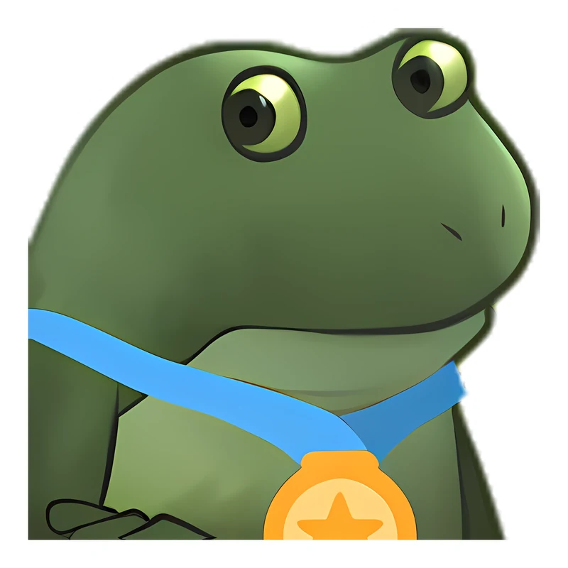 Bufo Medal sticker