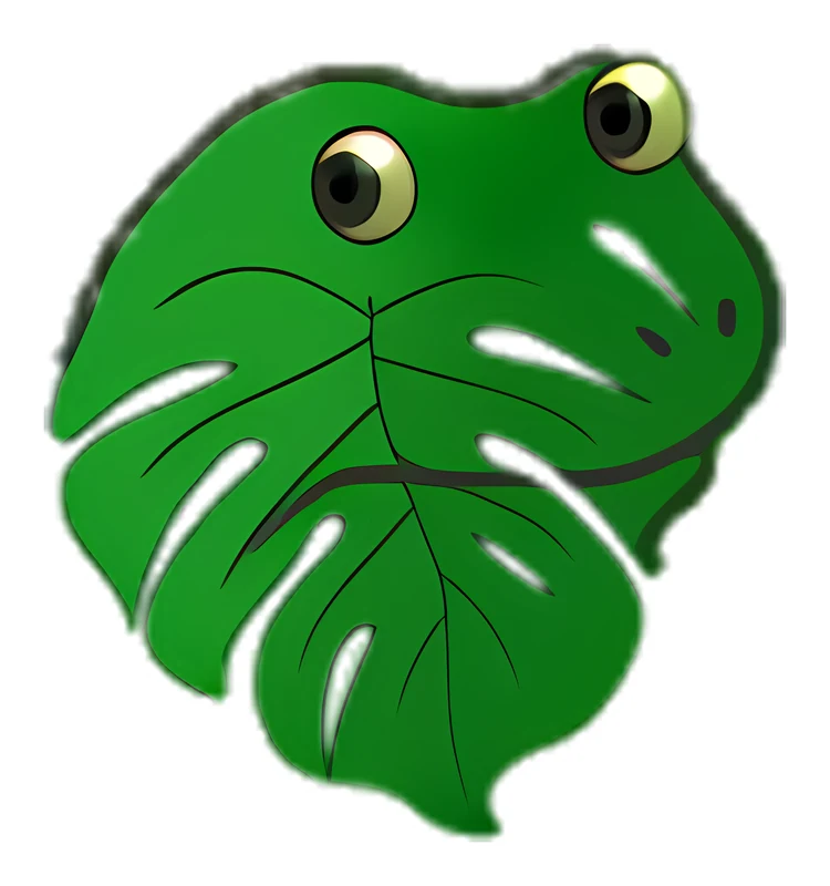 Bufo Monstera sticker