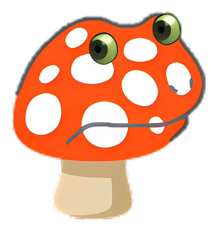 Bufo Mushroom sticker